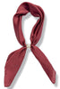 Bethany Wine Scarf Pearl Necklace