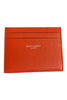 YSL Paris Card Case Coral Red