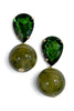 Dew & Dusk Olive Drop Earrings