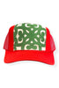 Kilim Trucker Hat - Red 338