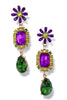 It's A Mardi Party Dangle Earrings