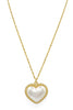 Crazy In Love Pearl Heart Necklace