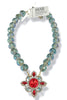 Made In The Deep South 1960s Brooch 1970s Crystal Necklace