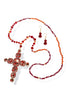 Encourager Cross Beaded Necklace