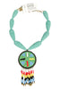 Made In The Deep South 1960s Vintage Native American Beaded Necklace 1960s Bead Necklace