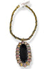 Made In The Deep South 1970s Agate Pendant 1960s Necklace
