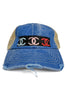 Chanel Blue Denim Hat 88