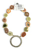 Made in the Deep South 1960s Belt Buckle 1960s Agate Bead Necklace