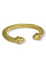The Lincoln Matte Gold Cable Cuff Bracelet