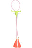 Mabel Lime Green Steer Orange Tassel Bubblegum Bolo Necklace