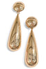 Keep Going Gold Teardrop Earrings