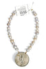 Made in the Deep South 1930s French Medal Baroque Pearls Necklace