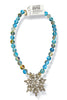 Made in the Deep South 1950s Bogoff Brooch 1970s Glass Bead Necklace