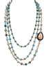 Worth Your Wait Layered Necklace - Green