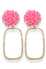 The Realization Fuchsia Earrings