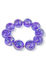 On A High Lavender Abalone Beaded Bracelet