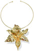 Playing Tricks Gold Flower Wire Choker Necklace