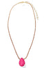 Sienna by TOVA Elle Electric Pink Necklace