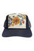 Kilim Trucker Hat - Navy 225