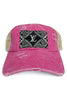 LV Hot Pink Denim Hat 97
