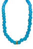 Stone Cold Necklace - Caribbean Blue