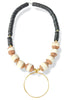 Back In Time Pendant Beaded Necklace