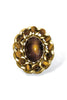 DOORBUSTER Yochi Moving Forward Tiger Eye Statement Ring