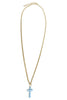 Sienna by TOVA Turquoise Cross Necklace