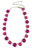 Favorite Moments Fuchsia Stone Necklace