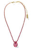 TOVA Milli Rose Fuchsia Necklace