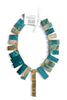 Made In The Deep South  1930s Tie Bar 1960s Agate Bead Necklace