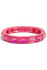 Rome Hot Pink Stretch Bracelet