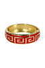 Major Move Red Hinge Bangle Bracelet