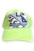 Kilim Baseball Hat - Lime 135 *Final Sale*