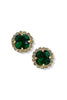 Sienna by TOVA Mega Green Stud Earrings