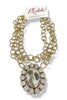 Made In The Deep South 1960s Moss Agate 1980s Necklace