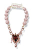 Made In The Deep South 1950s Czech Pendant 1970s Bead Necklace