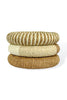 Letting It Go Raffia Bangle Bracelet Set