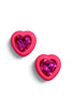 Love Note Pink Stud Earrings