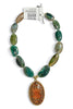 Made in the Deep South 1960s Brooch 1960s Agate Beads Necklace