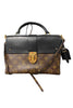 LV Monogram One Handle Flap Bag MM Black