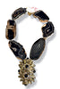 Made in the Deep South 1950s Julian Brooch 1970s Agate Slab Slice Bead Necklace