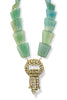 Made in the Deep South 1950s Brooch 1960s Aquamarine Agate Necklace