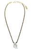 TOVA Milli Jet Clear Necklace