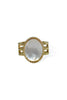 Made Aware White Adjustable Ring