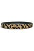 Connie Tiger Horsebit Buckle Belt