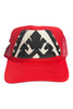 Kilim Trucker Hat - Red 295