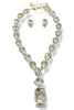 Only About You Clear Statement Necklace Set