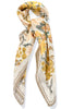 More For You Beige Floral Scarf