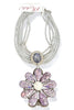 Made In The Deep South 1970s Agate & Shell 1980s Necklace